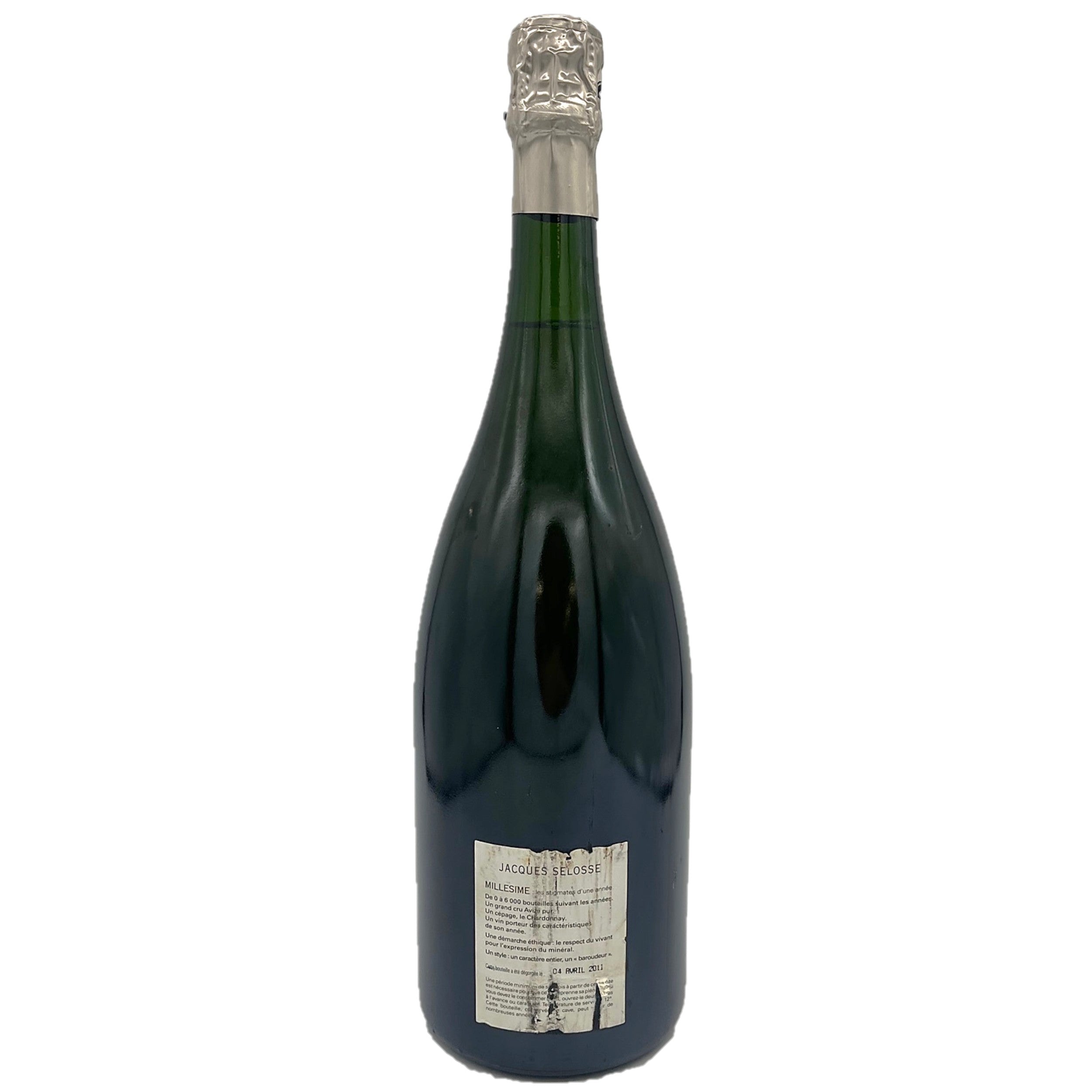 1999 Jacques Selosse, Extra Brut Blanc de Blancs Millesime (Magnum)